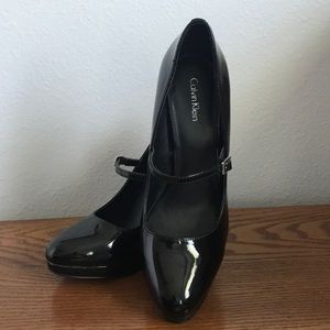 Calvin Klein Mary Jane style heel